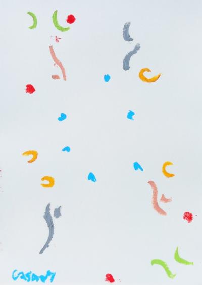 Pastel à l’huile sur papier A4 janvier 2026 n° 5