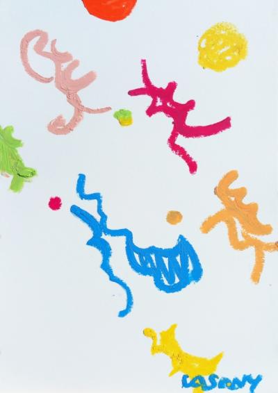 Pastel à l’huile sur papier A4 avril 2026 n° 5