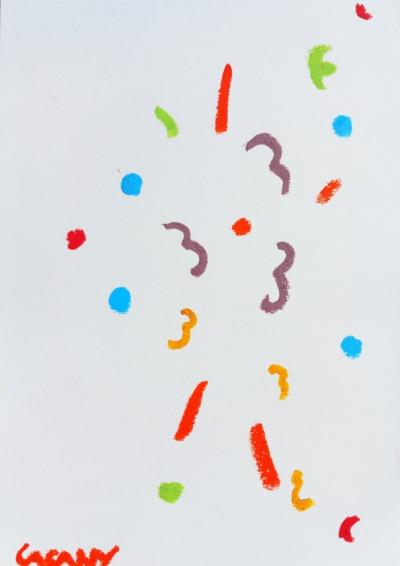 Pastel à l’huile sur papier A4 avril 2026 n° 3
