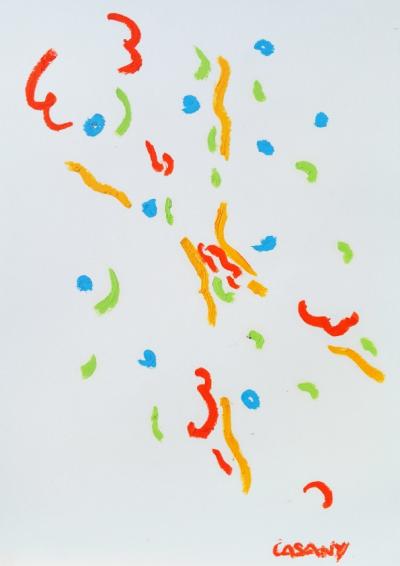 Pastel à l’huile sur papier A4 novembre 2025 n° 4