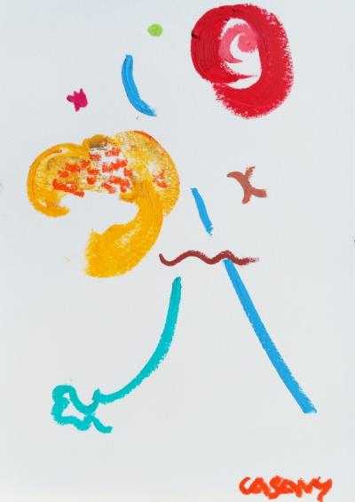 Pastel à l’huile sur papier A4 avril 2026 n° 6