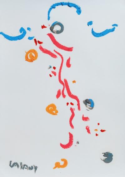 Pastel à l’huile sur papier A4 février 2026 n° 5