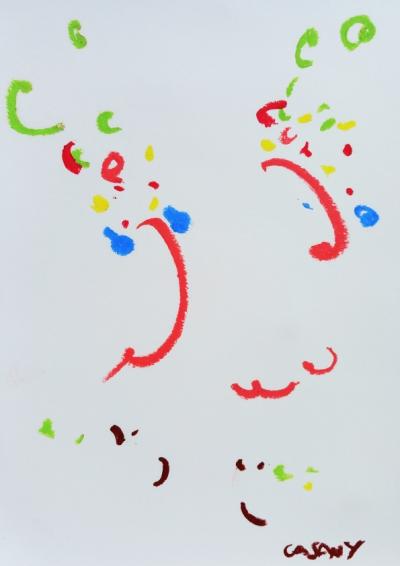 Pastel à l’huile sur papier A4 février 2026 n° 4