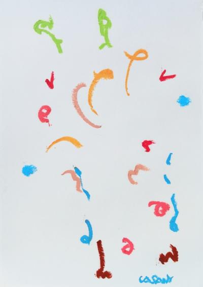 Pastel à l’huile sur papier A4 novembre 2025 n° 5