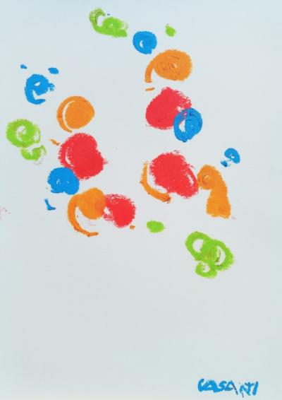 Pastel à l’huile sur papier A4 février 2026 n° 9