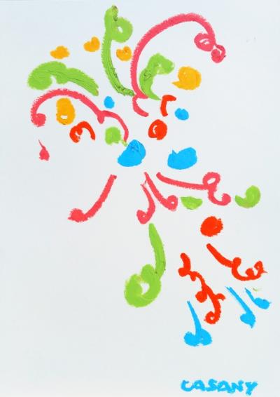 Pastel à l’huile sur papier A4 mars 2026 n° 7