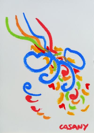 Pastel à l’huile sur papier A4 septembre 2025 n° 3