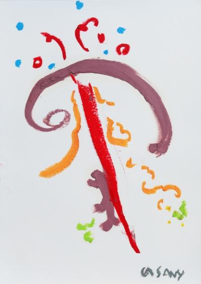 Pastel à l’huile sur papier A4 février 2026 n° 6