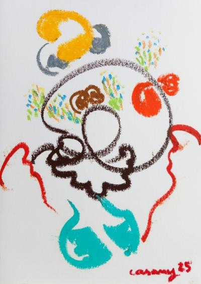 Pastel à l’huile sur papier A4 avril 2025 n° 4