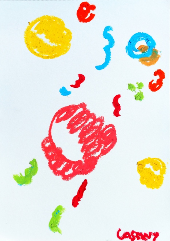 Pastel à l’huile sur papier A4 avril 2026 n° 4